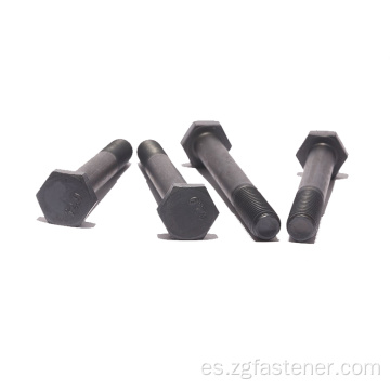 Hex Bolt Hex de óxido negro DIN931